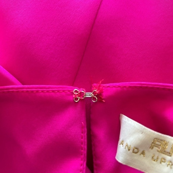 - AMANDA Uprichard 100% Silk Mini Dress Ruffle Front Sleeveless Size Small… - Picture 6 of 8